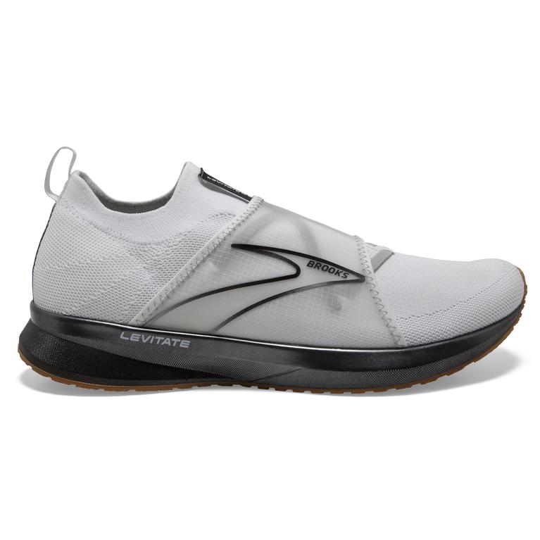 Brooks Levitate 4 LE Road Running Shoes - Men's - White/Black/Tan (04139-ULST)